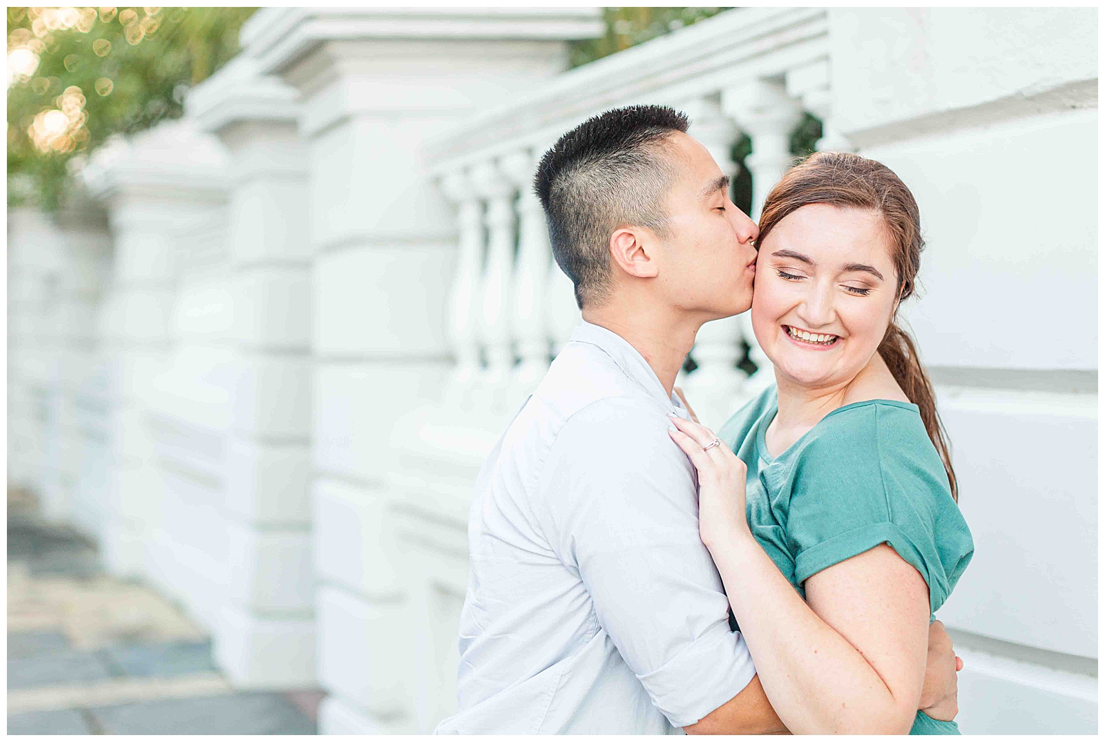 Charleston Engagement Session at the Battery