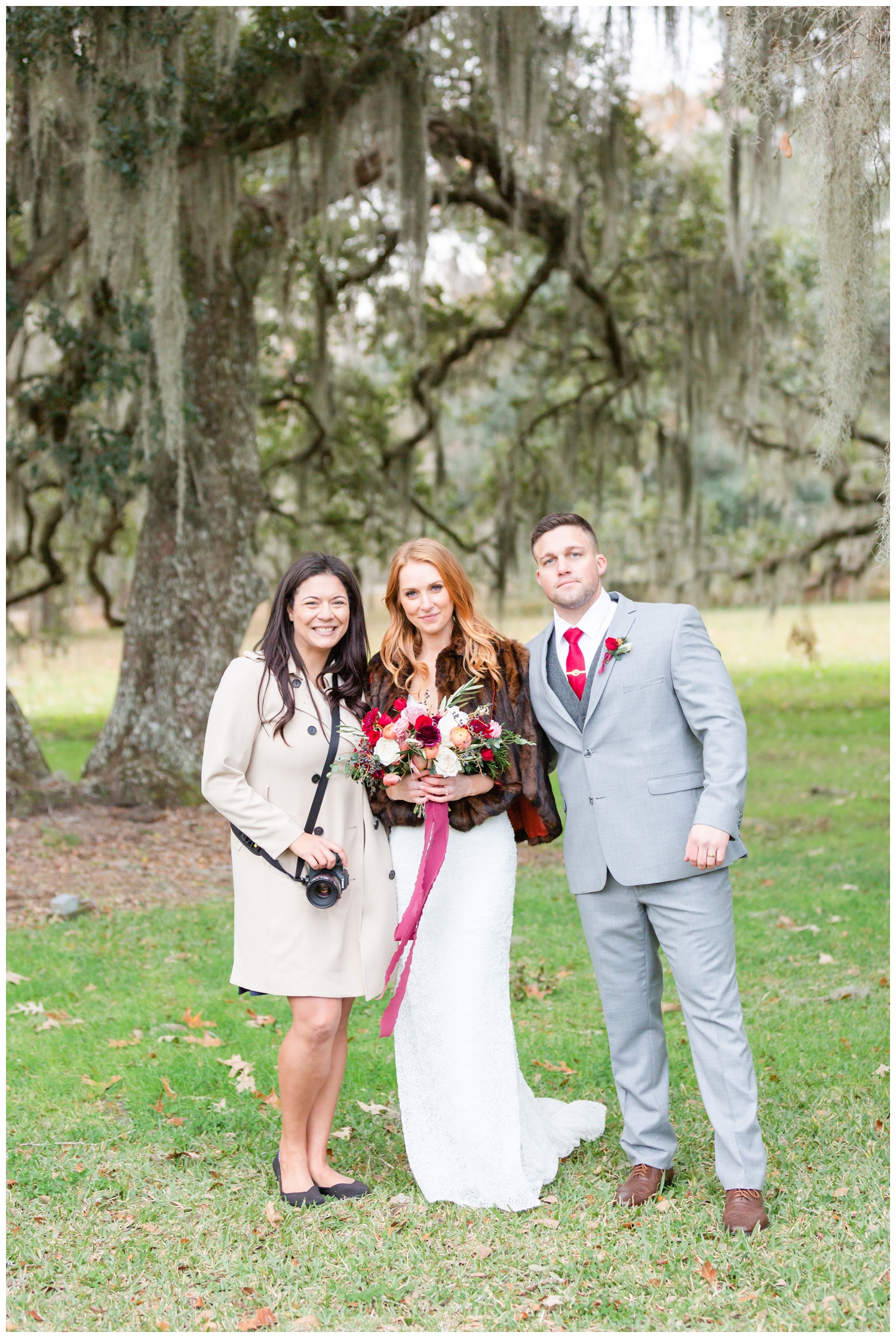 bride and groom standing with Natasha Coyle Photography