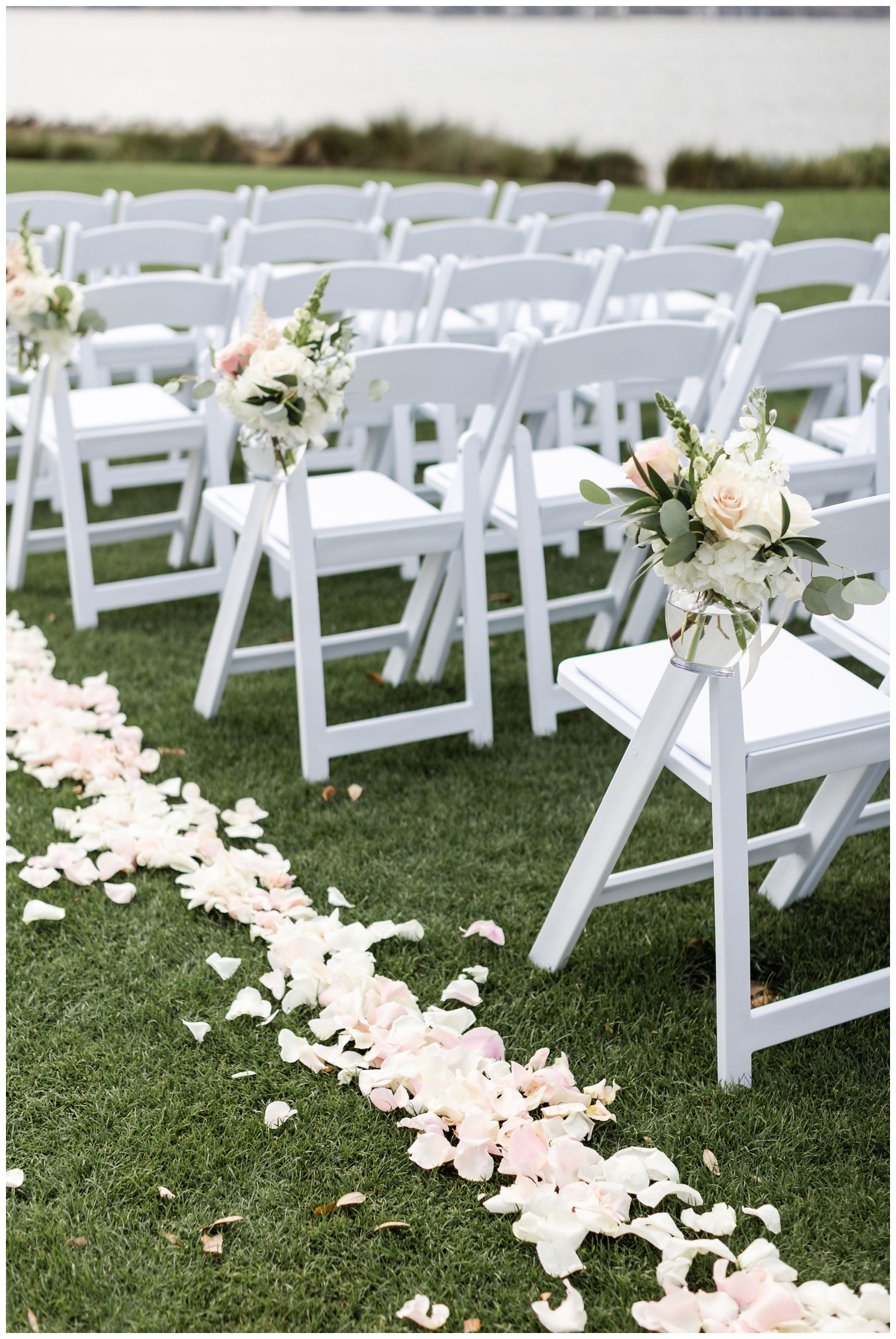 outdoor ceremony space at Sea Pines Resort wedding