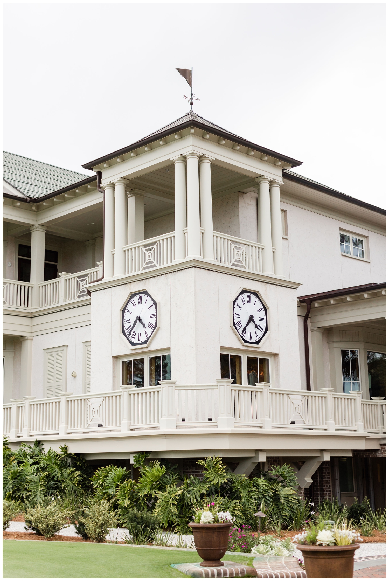 Sea Pines Resort Wedding venue clock tower