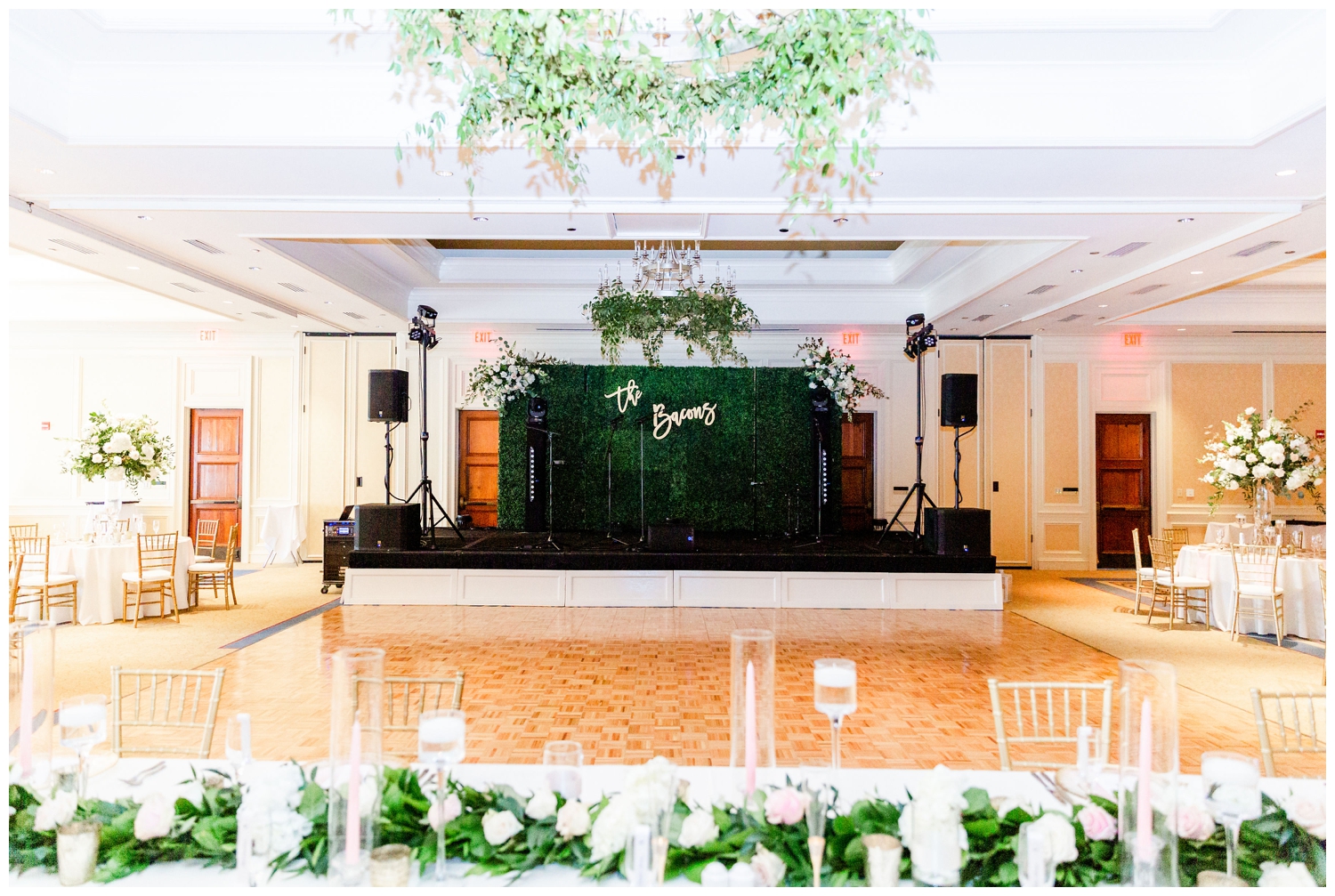 reception space at Sea Pines Resort wedding in Hilton Head