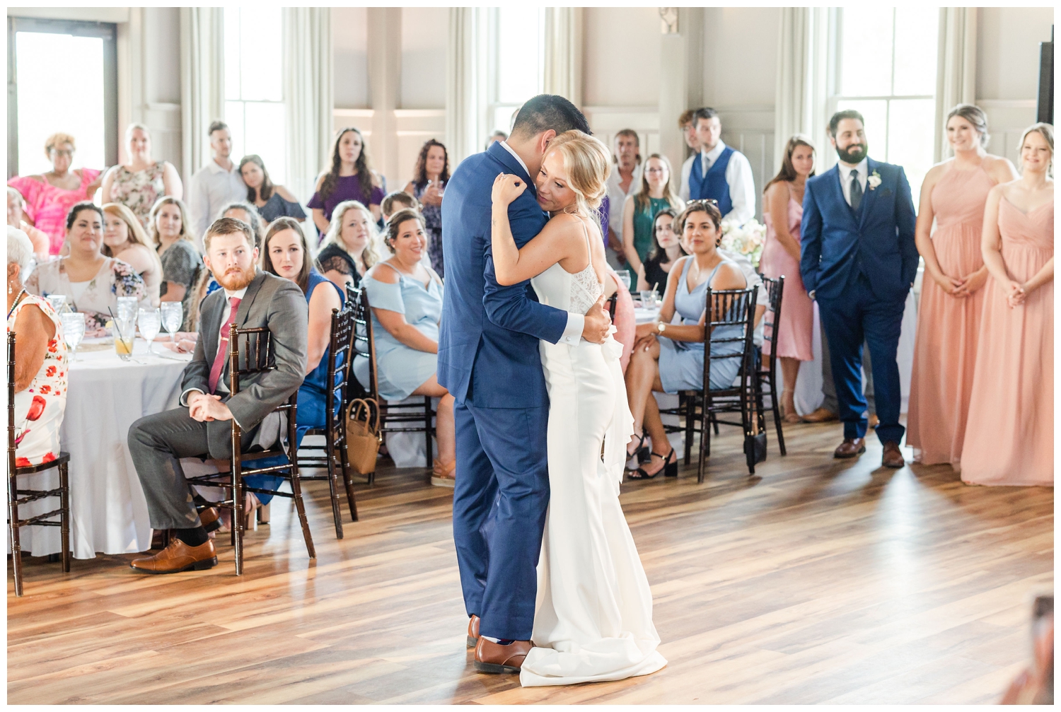 bride and groom first dance southern summer wedding Charleston